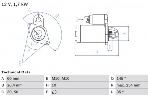 Bosch Μίζα - 0 986 021 320