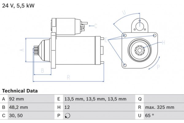 Bosch Μίζα - 0 986 021 480