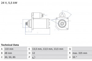 Bosch Μίζα - 0 986 022 260