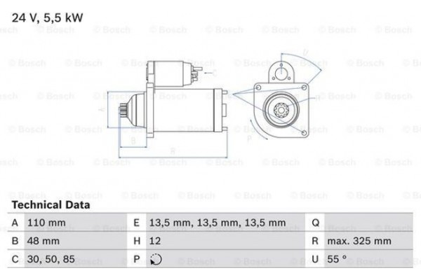 Bosch Μίζα - 0 986 022 260