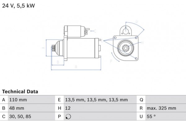 Bosch Μίζα - 0 986 022 260