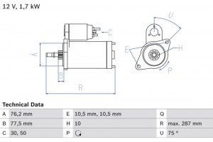 Bosch Μίζα - 0 986 022 870