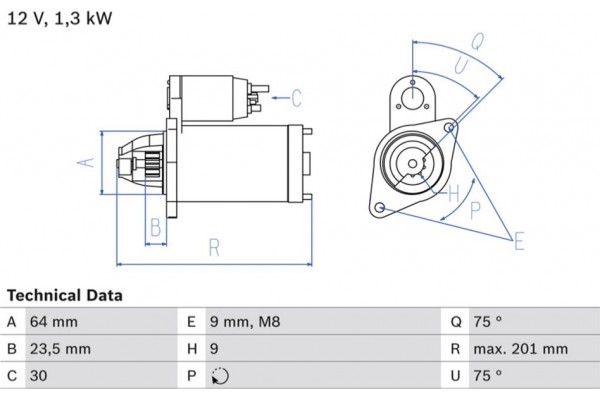 Bosch Μίζα - 0 986 024 200