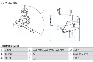 Bosch Μίζα - 0 986 024 710