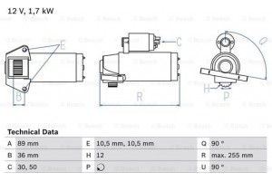 Bosch Μίζα - 0 986 025 830
