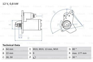 Bosch Μίζα - 0 986 026 250
