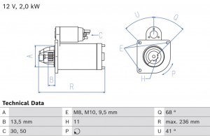 Bosch Μίζα - 0 986 026 390