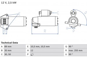 Bosch Μίζα - 0 986 027 010