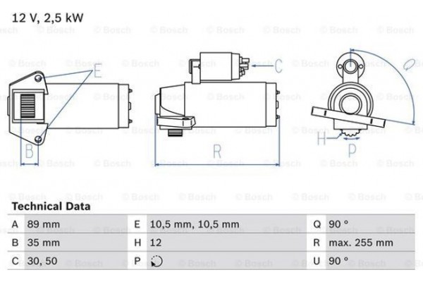 Bosch Μίζα - 0 986 027 010