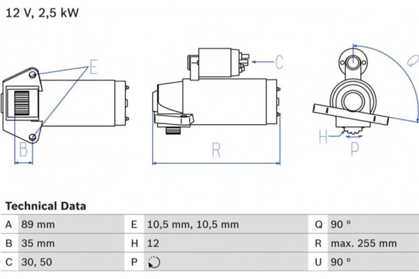 Bosch Μίζα - 0 986 027 010