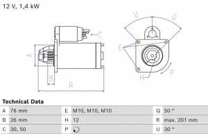 Bosch Μίζα - 0 986 029 180