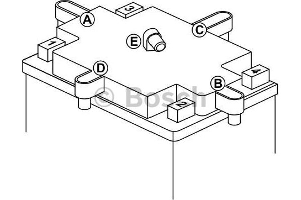 Bosch Μπαταρία Εκκίνησης - 0 092 M4F 540