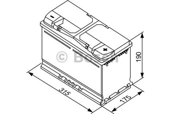 Bosch Μπαταρία Εκκίνησης - 0 092 S40 110