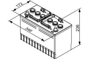 Bosch Μπαταρία Εκκίνησης - 0 092 T30 350