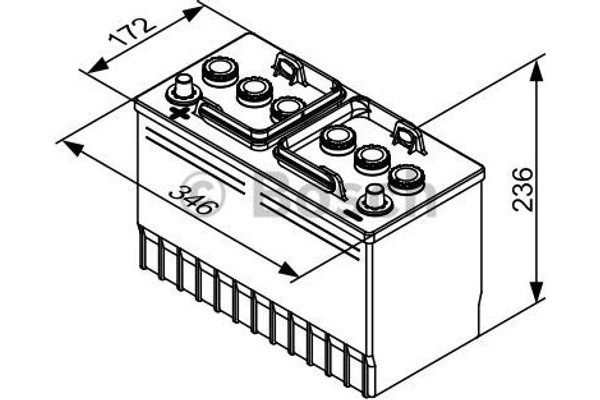 Bosch Μπαταρία Εκκίνησης - 0 092 T30 350