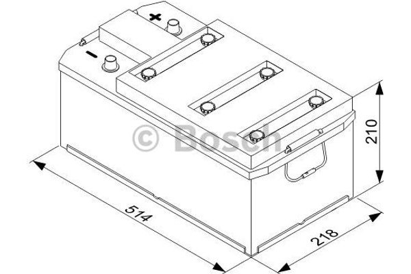 Bosch Μπαταρία Εκκίνησης - 0 092 T30 470