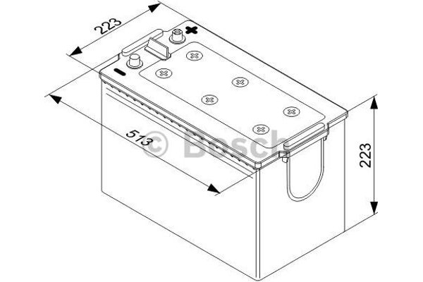 Bosch Μπαταρία Εκκίνησης - 0 092 T40 770