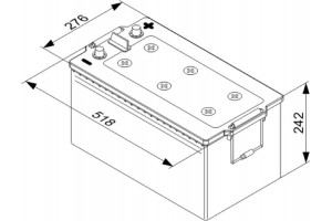 Bosch Μπαταρία Εκκίνησης - 0 092 T40 800