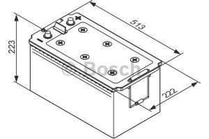 Bosch Μπαταρία Εκκίνησης - 0 092 TE0 777