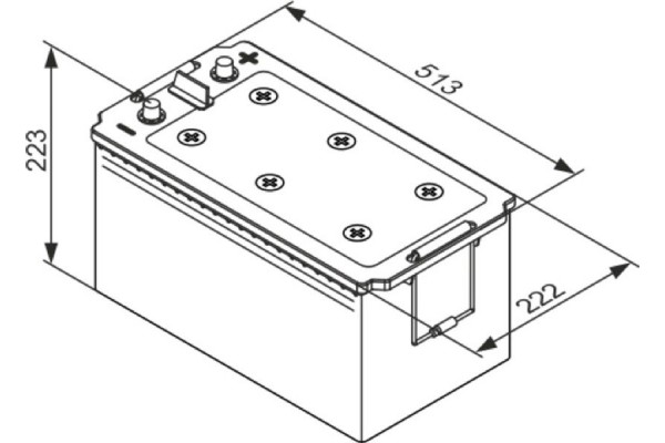 Bosch Μπαταρία Εκκίνησης - 0 092 TE0 777
