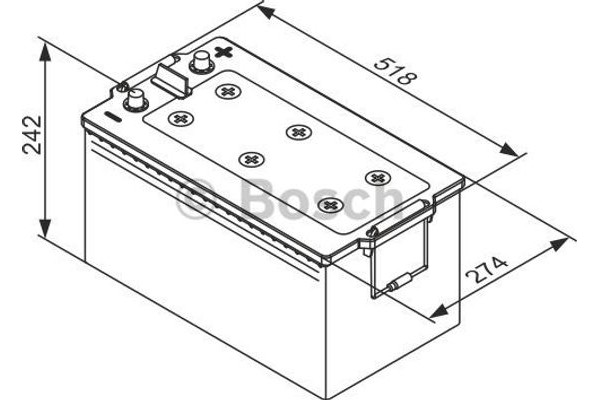 Bosch Μπαταρία Εκκίνησης - 0 092 TE0 888