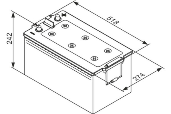 Bosch Μπαταρία Εκκίνησης - 0 092 TE0 888