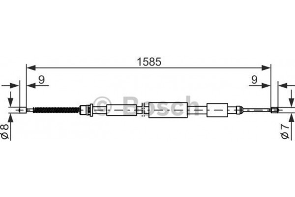 Bosch Ντίζα, Φρένο Ακινητοποίησης - 1 987 477 079