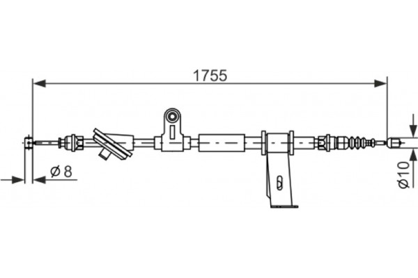 Bosch Ντίζα, Φρένο Ακινητοποίησης - 1 987 477 111 Bosch Ντίζα, Φρένο Ακινητοποίησης - 1 987 477 111