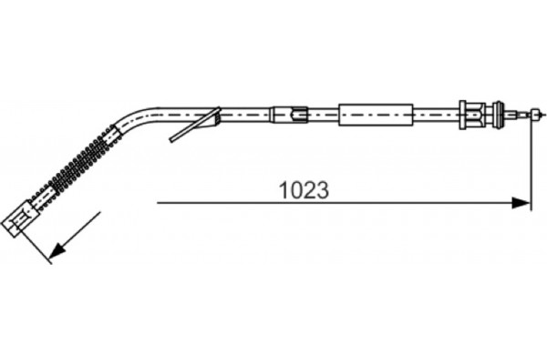 Bosch Ντίζα, Φρένο Ακινητοποίησης - 1 987 477 125
