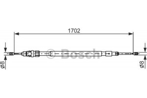Bosch Ντίζα, Φρένο Ακινητοποίησης - 1 987 477 239