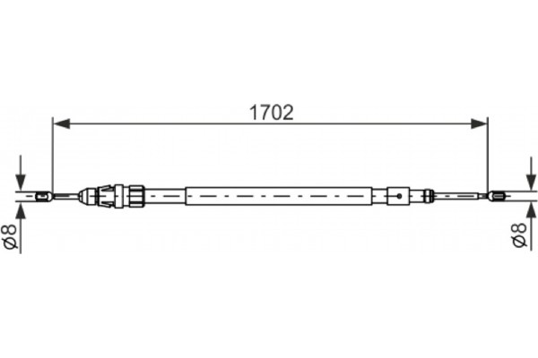 Bosch Ντίζα, Φρένο Ακινητοποίησης - 1 987 477 239