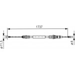 Bosch Ντίζα, Φρένο Ακινητοποίησης - 1 987 477 261