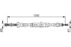 Bosch Ντίζα, Φρένο Ακινητοποίησης - 1 987 477 427