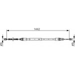 Bosch Ντίζα, Φρένο Ακινητοποίησης - 1 987 477 442