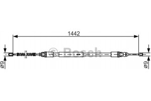 Bosch Ντίζα, Φρένο Ακινητοποίησης - 1 987 477 442