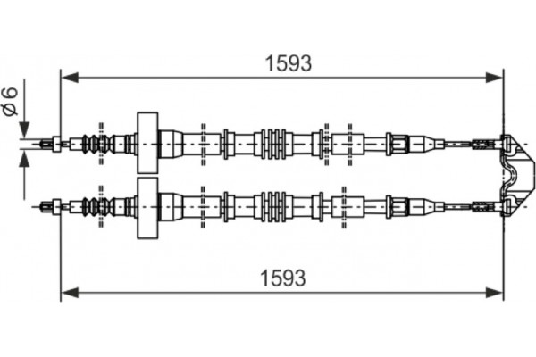 Bosch Ντίζα, Φρένο Ακινητοποίησης - 1 987 477 527