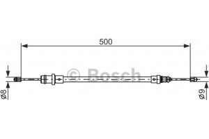 Bosch Ντίζα, Φρένο Ακινητοποίησης - 1 987 477 565