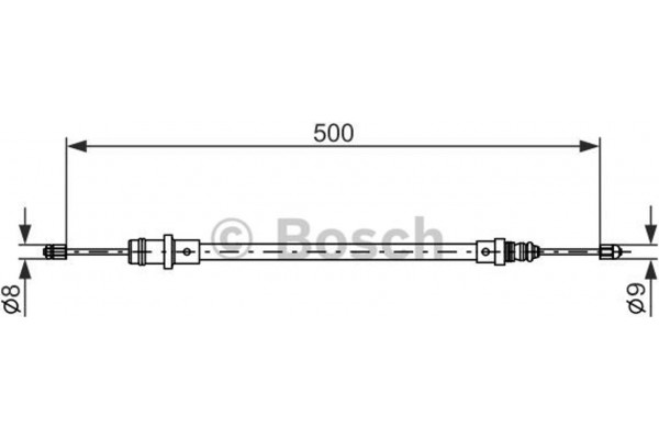 Bosch Ντίζα, Φρένο Ακινητοποίησης - 1 987 477 565