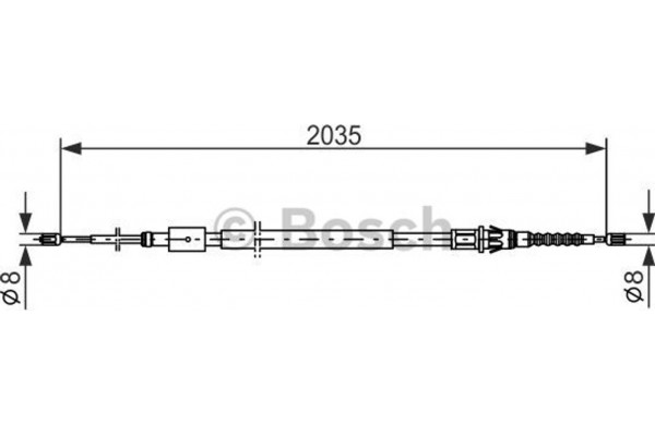 Bosch Ντίζα, Φρένο Ακινητοποίησης - 1 987 477 598