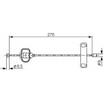 Bosch Ντίζα, Φρένο Ακινητοποίησης - 1 987 477 631