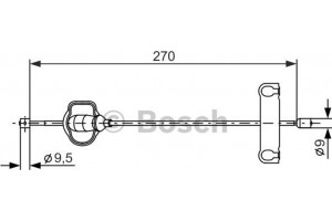 Bosch Ντίζα, Φρένο Ακινητοποίησης - 1 987 477 631