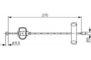 Bosch Ντίζα, Φρένο Ακινητοποίησης - 1 987 477 631