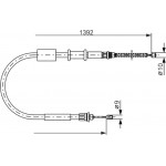 Bosch Ντίζα, Φρένο Ακινητοποίησης - 1 987 477 656