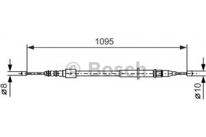 Bosch Ντίζα, Φρένο Ακινητοποίησης - 1 987 477 660