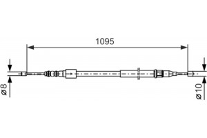 Bosch Ντίζα, Φρένο Ακινητοποίησης - 1 987 477 660