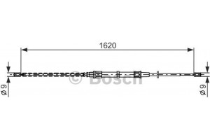 Bosch Ντίζα, Φρένο Ακινητοποίησης - 1 987 477 704