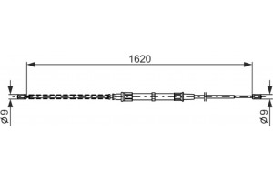 Bosch Ντίζα, Φρένο Ακινητοποίησης - 1 987 477 704
