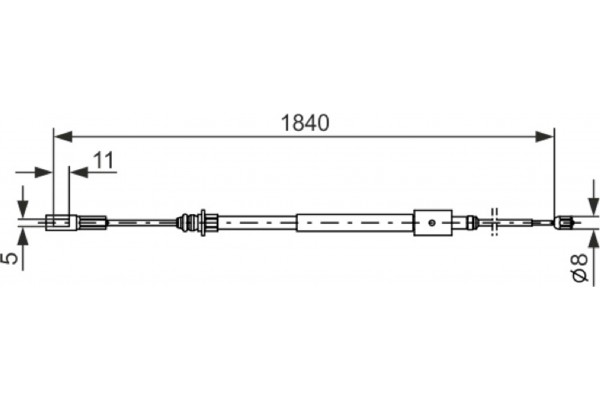 Bosch Ντίζα, Φρένο Ακινητοποίησης - 1 987 477 712