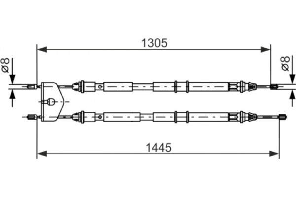 Bosch Ντίζα, Φρένο Ακινητοποίησης - 1 987 477 732