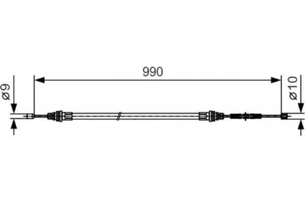 Bosch Ντίζα, Φρένο Ακινητοποίησης - 1 987 477 751